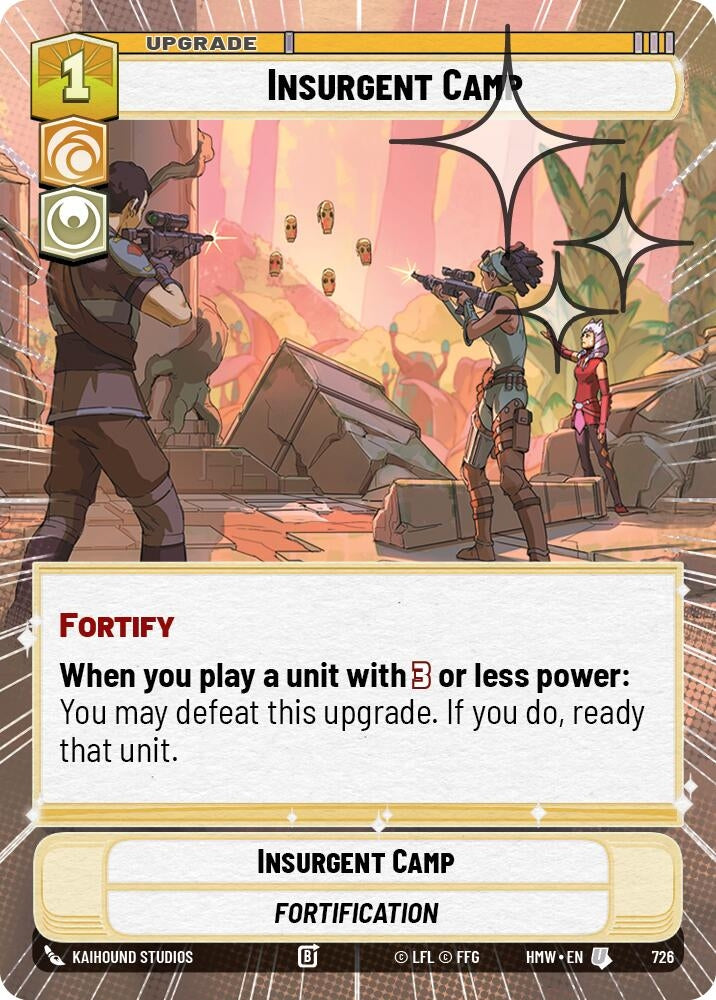 Image for Insurgent Camp (Hyperspace Foil) (726) [Homeworlds] - Star Wars: Unlimited