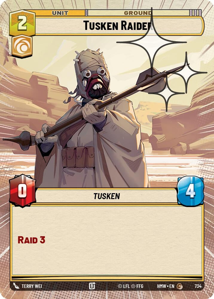 Image for Tusken Raider (Hyperspace Foil) (734) [Homeworlds] - Star Wars: Unlimited