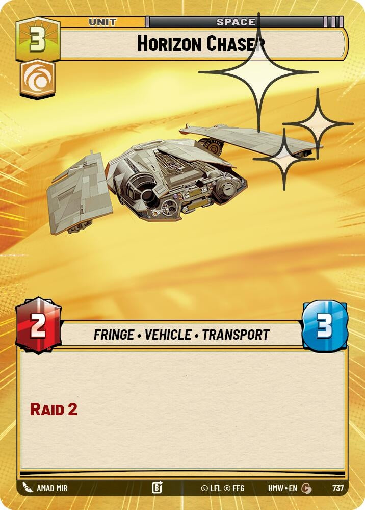 Image for Horizon Chaser (Hyperspace Foil) (737) [Homeworlds] - Star Wars: Unlimited