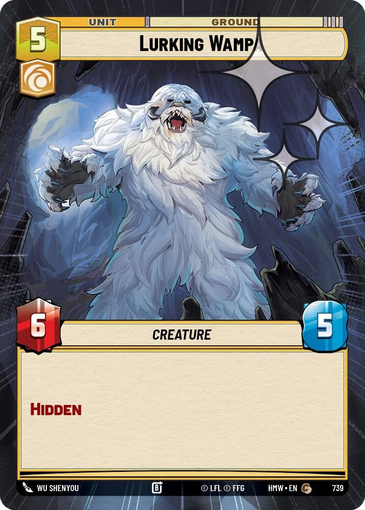 Image for Lurking Wampa (Hyperspace Foil) (739) [Homeworlds] - Star Wars: Unlimited