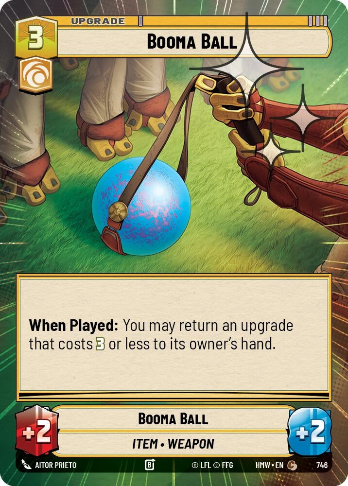 Image for Booma Ball (Hyperspace Foil) (746) [Homeworlds] - Star Wars: Unlimited