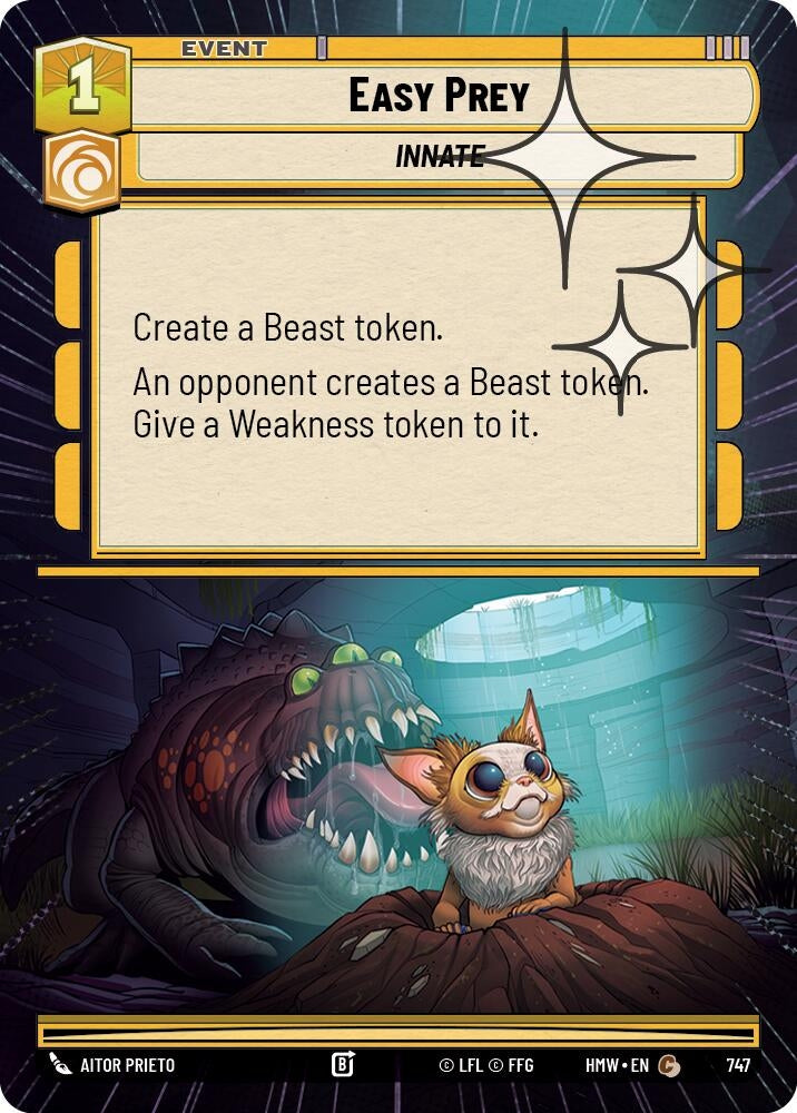 Image for Easy Prey (Hyperspace Foil) (747) [Homeworlds] - Star Wars: Unlimited