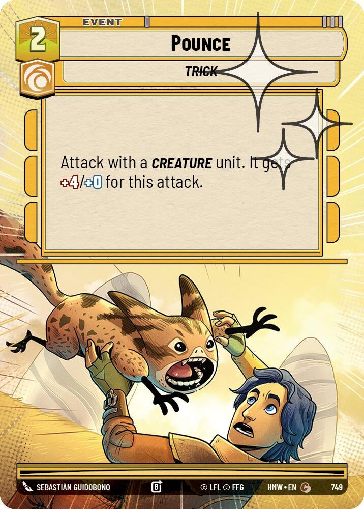 Image for Pounce (Hyperspace Foil) (749) [Homeworlds] - Star Wars: Unlimited