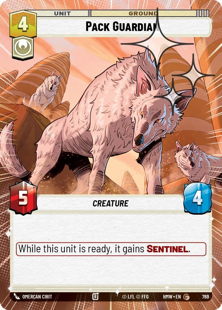 Image for Pack Guardian (Hyperspace Foil) (769) [Homeworlds] - Star Wars: Unlimited
