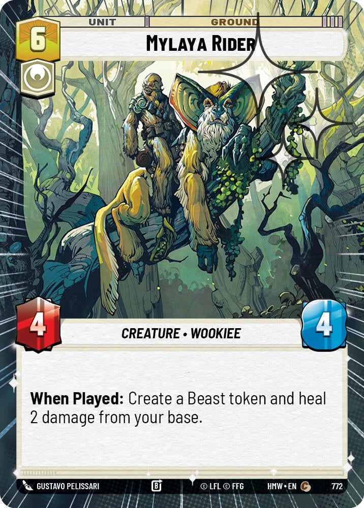 Image for Mylaya Rider (Hyperspace Foil) (772) [Homeworlds] - Star Wars: Unlimited