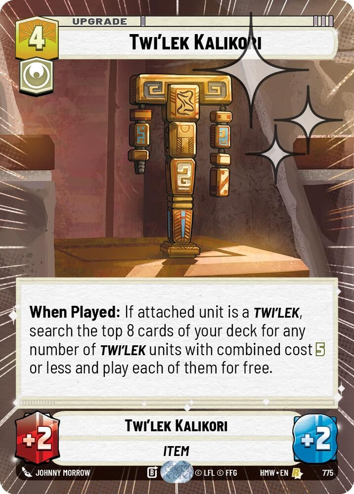 Image for Twi'lek Kalikori (Hyperspace Foil) (775) [Homeworlds] - Star Wars: Unlimited