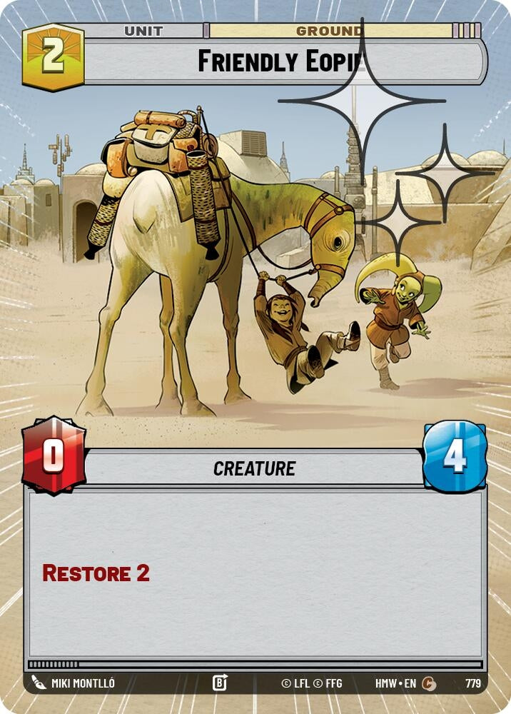Image for Friendly Eopie (Hyperspace Foil) (779) [Homeworlds] - Star Wars: Unlimited