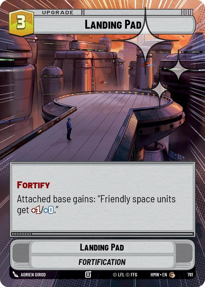 Image for Landing Pad (Hyperspace Foil) (781) [Homeworlds] - Star Wars: Unlimited