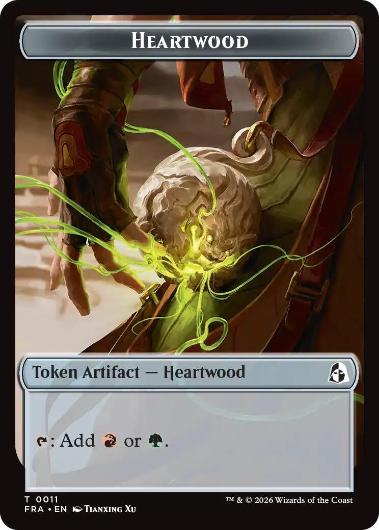Image for Heartwood // Thopter Double-Sided Token (11 // 14) [Reality Fracture] - Magic: The Gathering