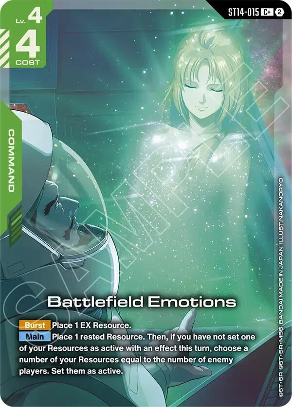 Image for Battlefield Emotions (C+) (ST14-015) [Starter Deck 14: Heavy Dominion] - Gundam Card Game