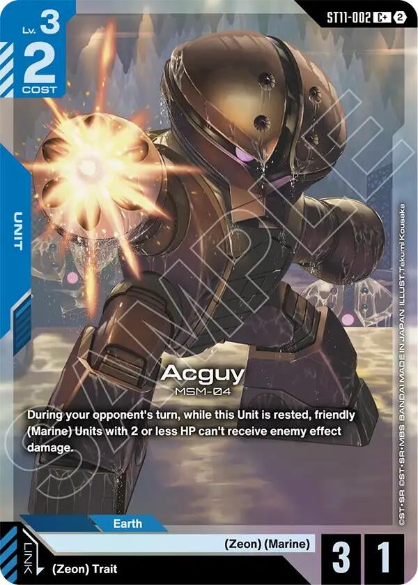 Image for Acguy (C+) (ST11-002) [Starter Deck 11: Aquatic Assault] - Gundam Card Game