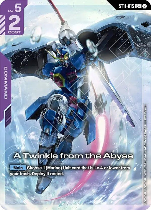 Image for A Twinkle from the Abyss (C+) (ST11-015) [Starter Deck 11: Aquatic Assault] - Gundam Card Game