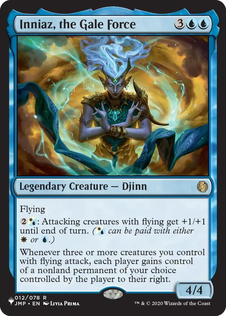 Image for Inniaz, the Gale Force (12) [The List Reprints] - Magic: The Gathering