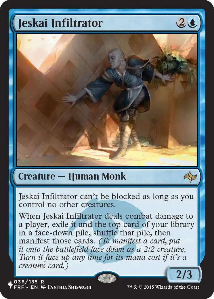Image for Jeskai Infiltrator (36) [The List Reprints] - Magic: The Gathering