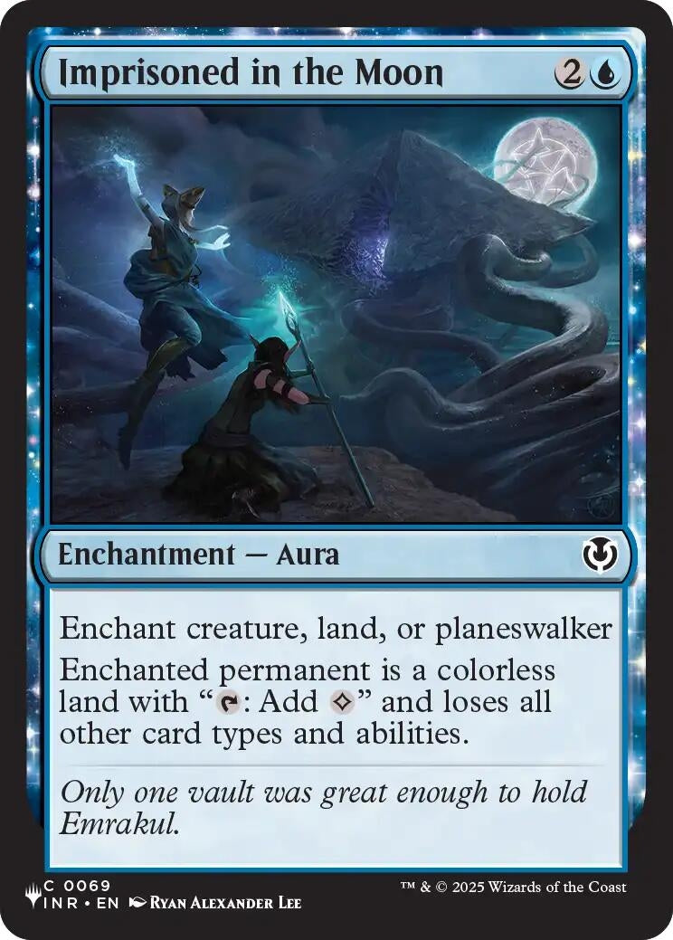 Image for Imprisoned in the Moon (69) [The List Reprints] - Magic: The Gathering