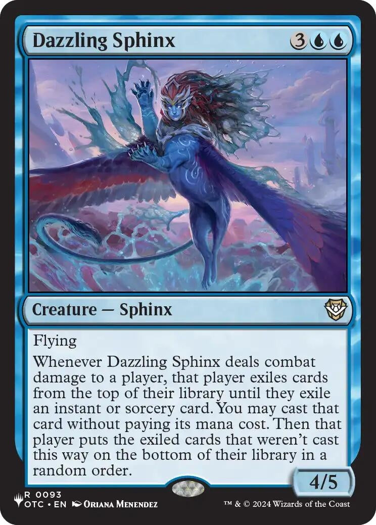 Image for Dazzling Sphinx (93) [The List Reprints] - Magic: The Gathering