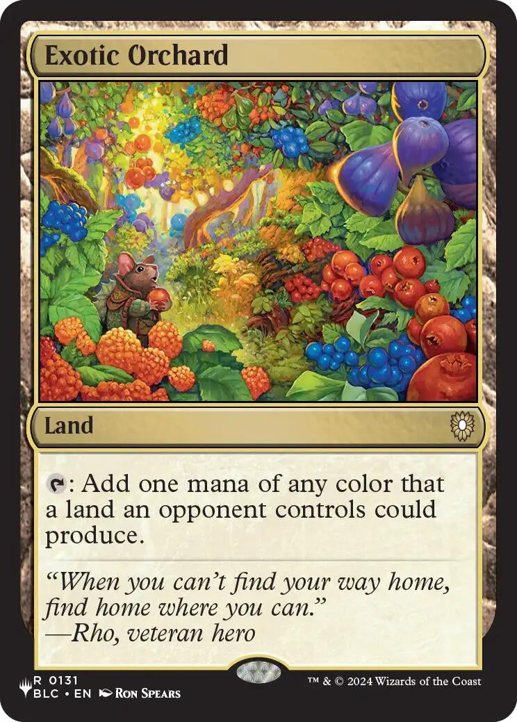 Image for Exotic Orchard (131) [The List Reprints] - Magic: The Gathering