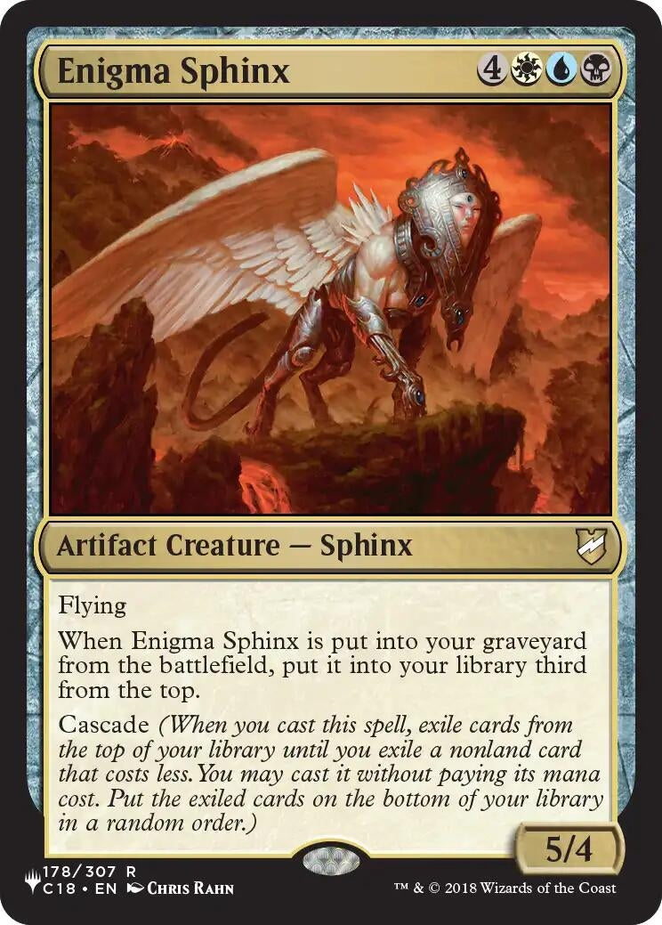 Image for Enigma Sphinx (178) [The List Reprints] - Magic: The Gathering