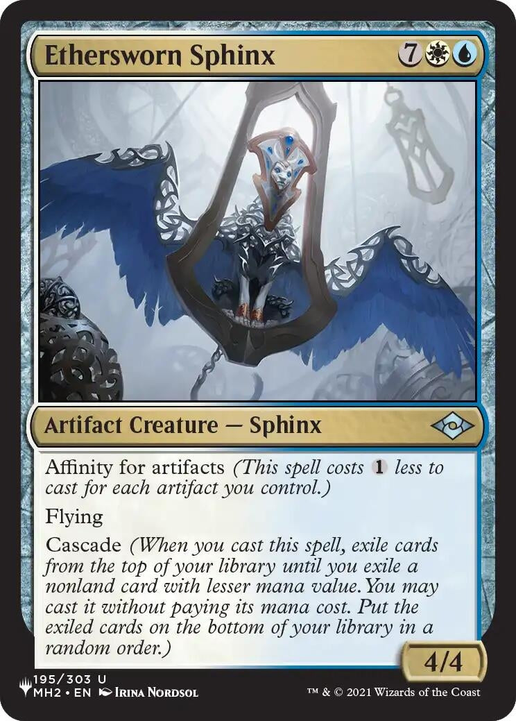 Image for Ethersworn Sphinx (195) [The List Reprints] - Magic: The Gathering