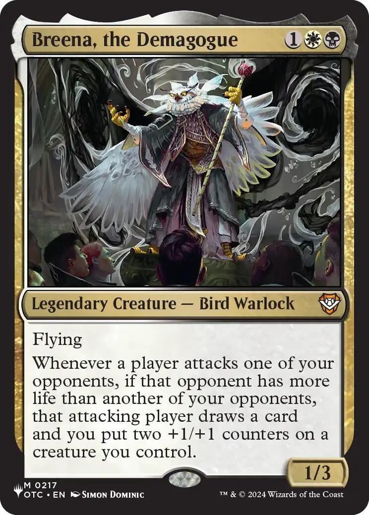Image for Breena, the Demagogue (217) [The List Reprints] - Magic: The Gathering
