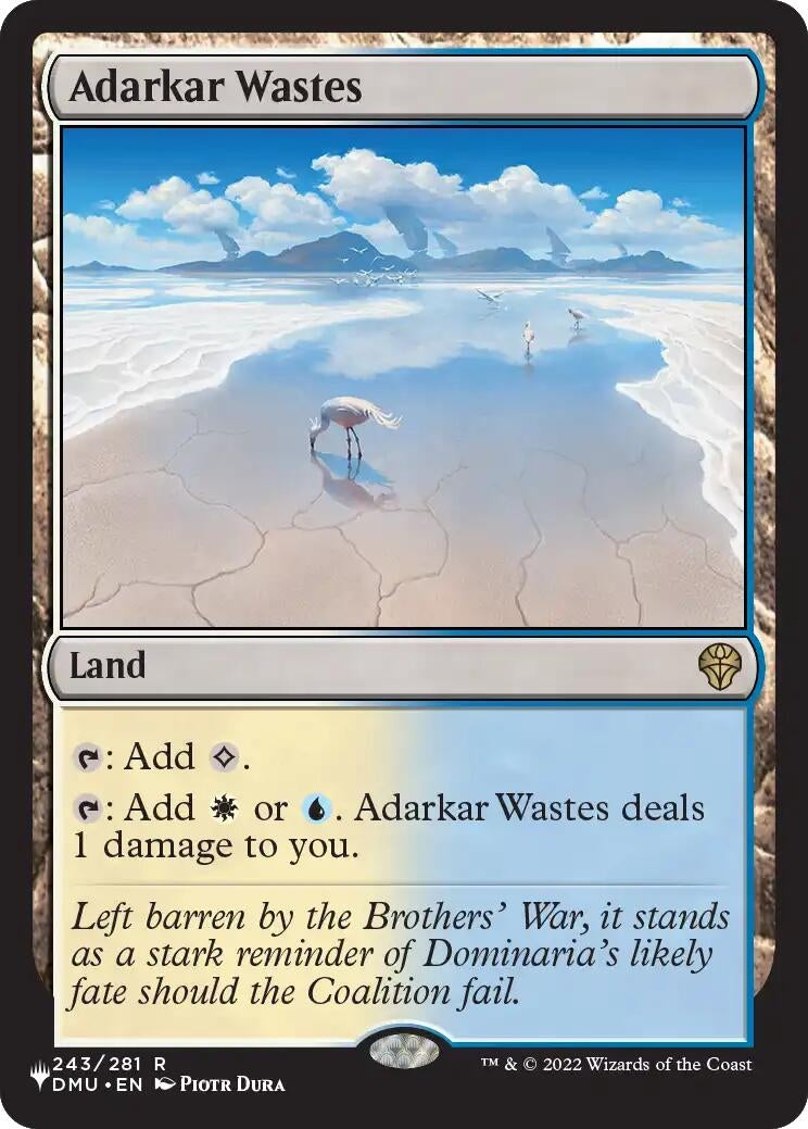 Image for Adarkar Wastes (DMU) (243) [The List Reprints] - Magic: The Gathering