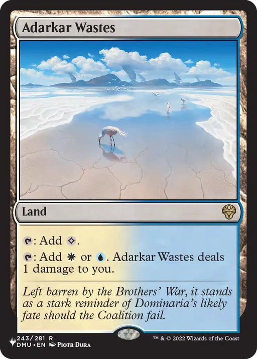 Image for Adarkar Wastes (DMU) (243) [The List Reprints] - Magic: The Gathering
