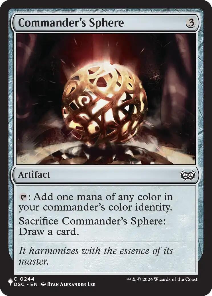 Image for Commander's Sphere (DSC) (244) [The List Reprints] - Magic: The Gathering