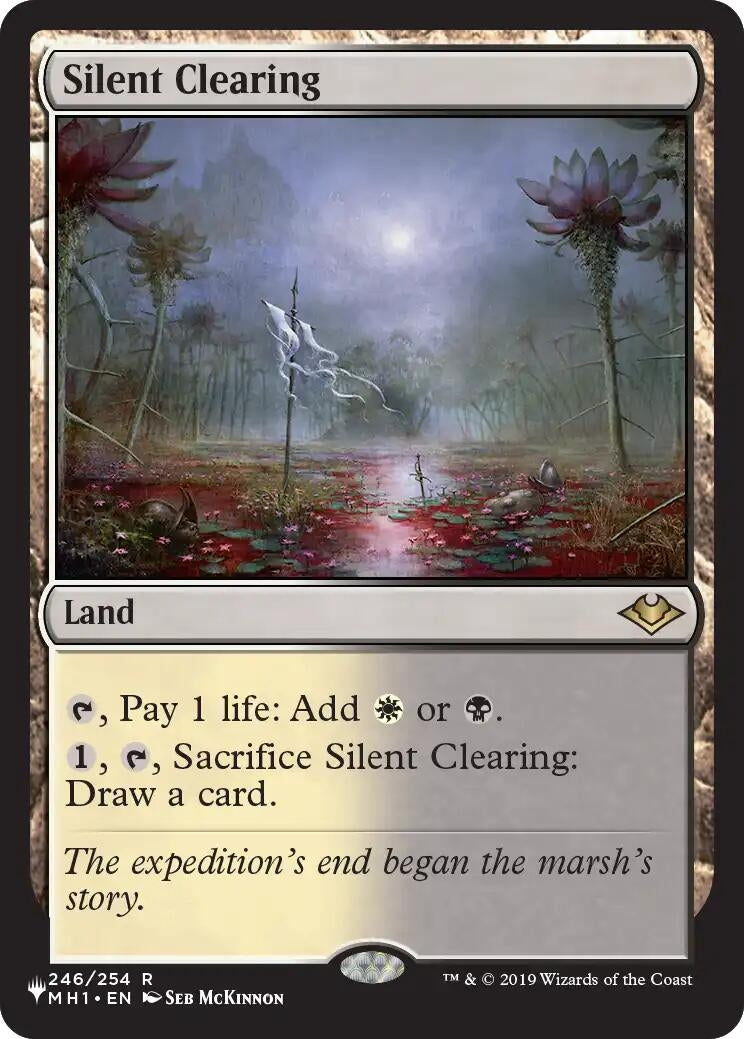 Image for Silent Clearing (246) [The List Reprints] - Magic: The Gathering
