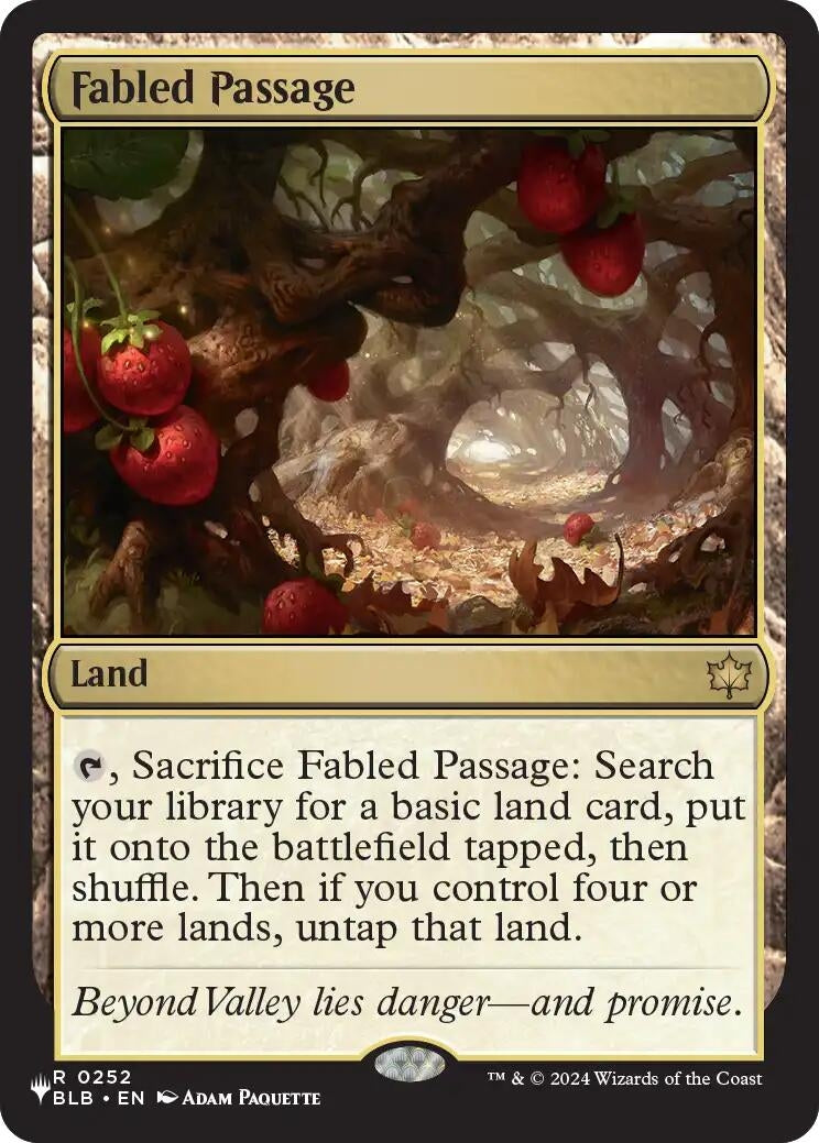Image for Fabled Passage (BLB) (252) [The List Reprints] - Magic: The Gathering