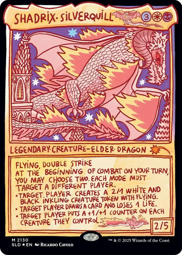 Image for Shadrix Silverquill (2130) [Secret Lair Drop Series] - Magic: The Gathering