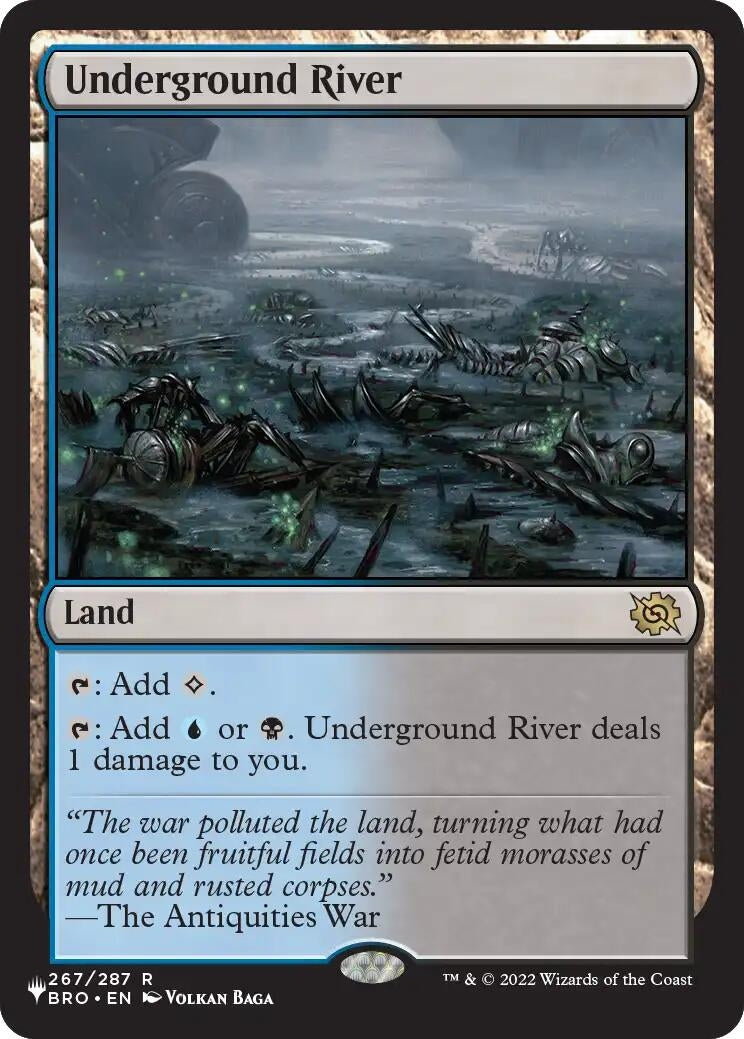 Image for Underground River (267) [The List Reprints] - Magic: The Gathering