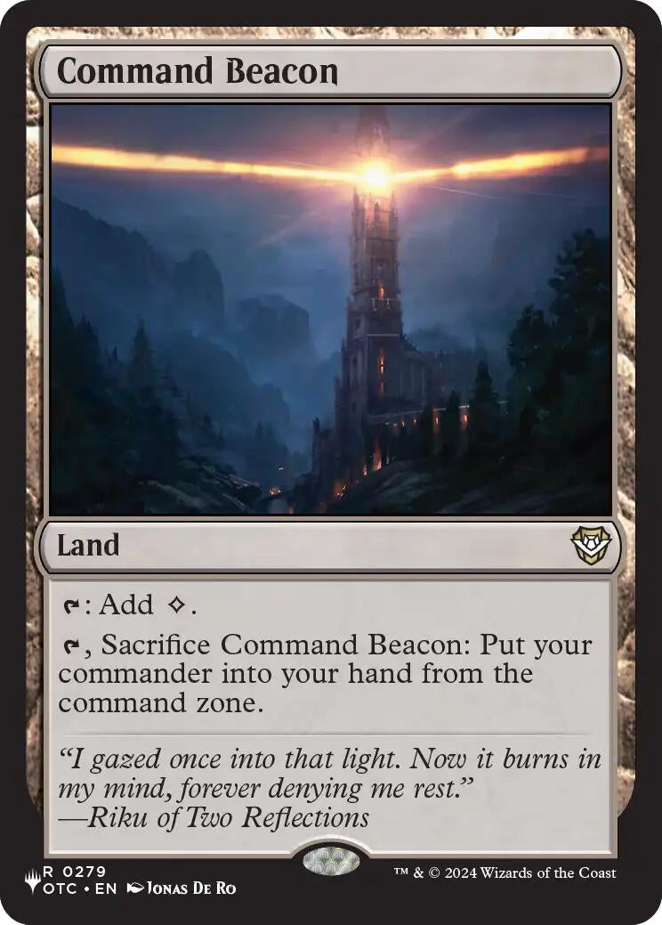 Image for Command Beacon (OTC) (279) [Commander: Outlaws of Thunder Junction] - Magic: The Gathering