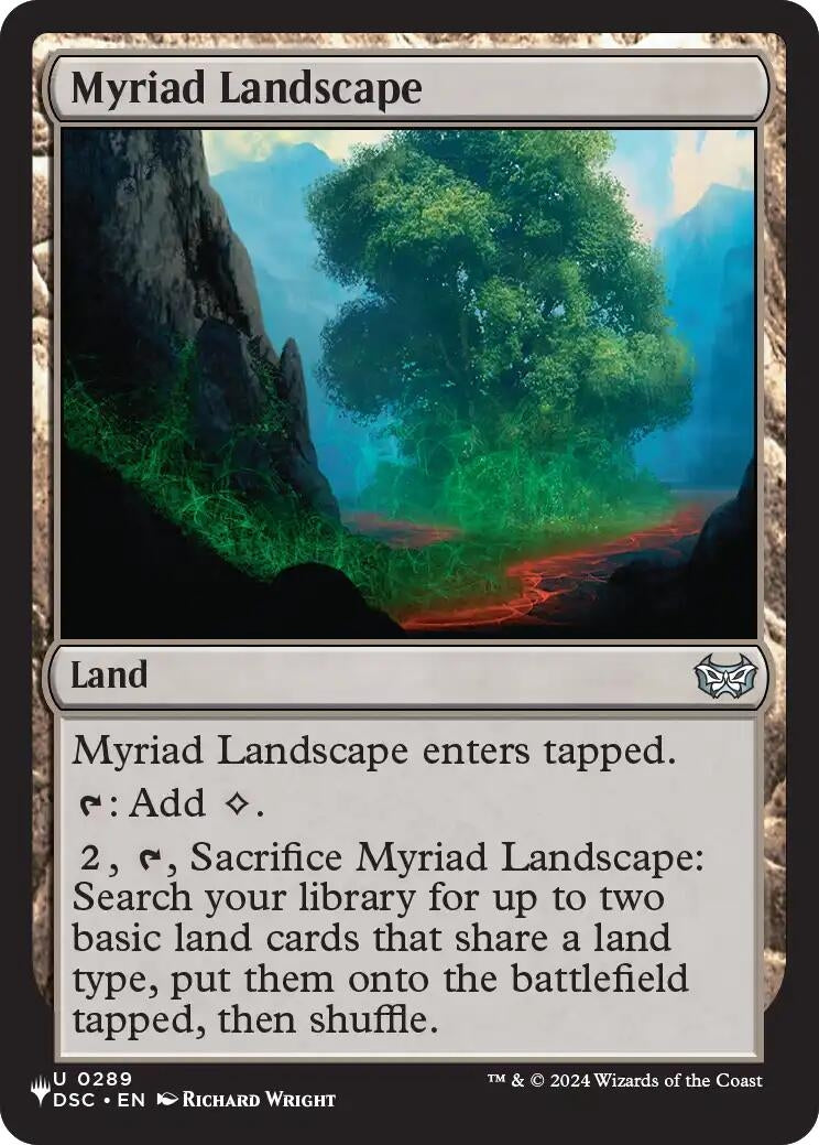 Image for Myriad Landscape (DSC) (289) [The List Reprints] - Magic: The Gathering