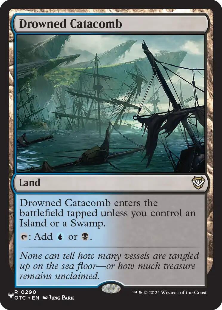 Image for Drowned Catacomb (290) [The List Reprints] - Magic: The Gathering