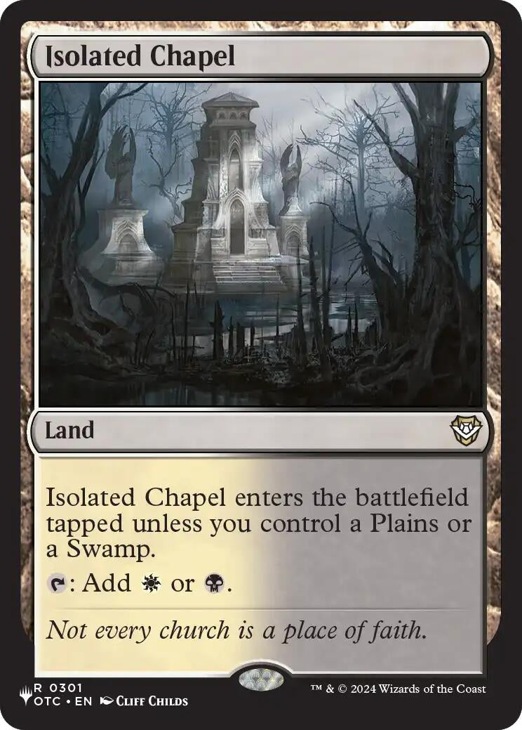 Image for Isolated Chapel (301) [The List Reprints] - Magic: The Gathering