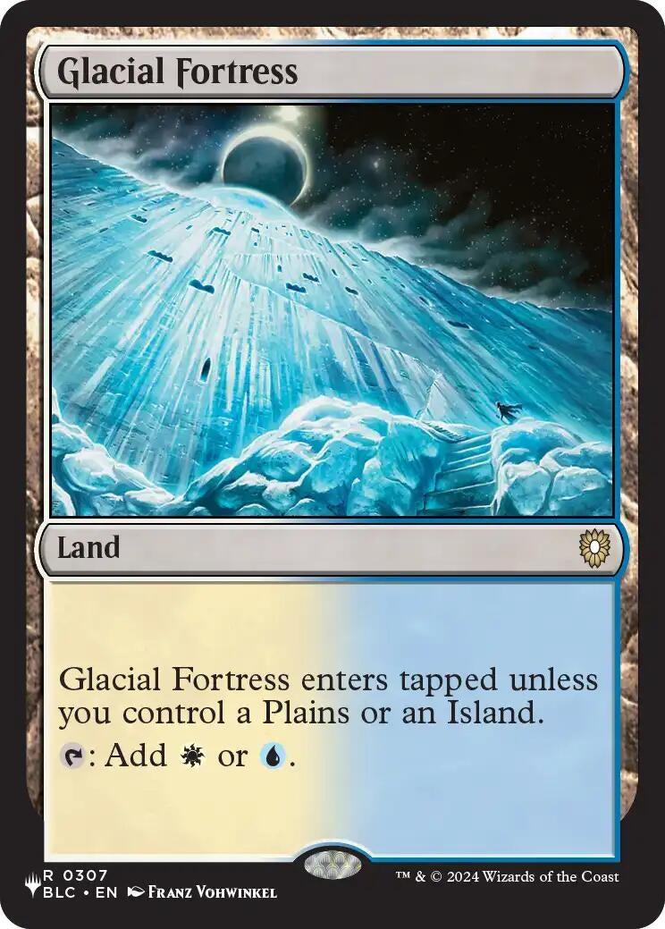 Image for Glacial Fortress (307) [The List Reprints] - Magic: The Gathering