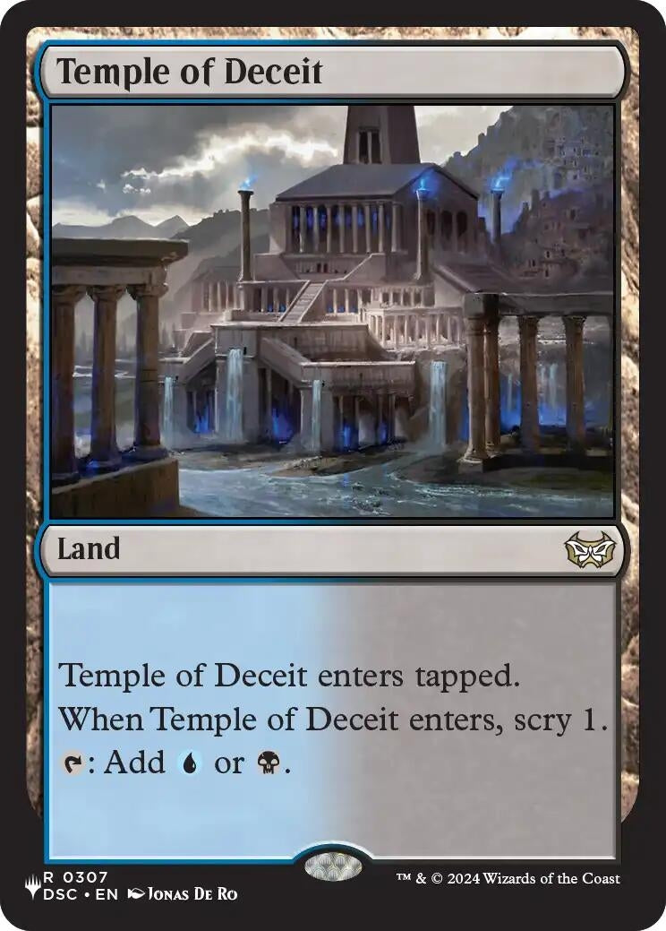 Image for Temple of Deceit (307) [The List Reprints] - Magic: The Gathering