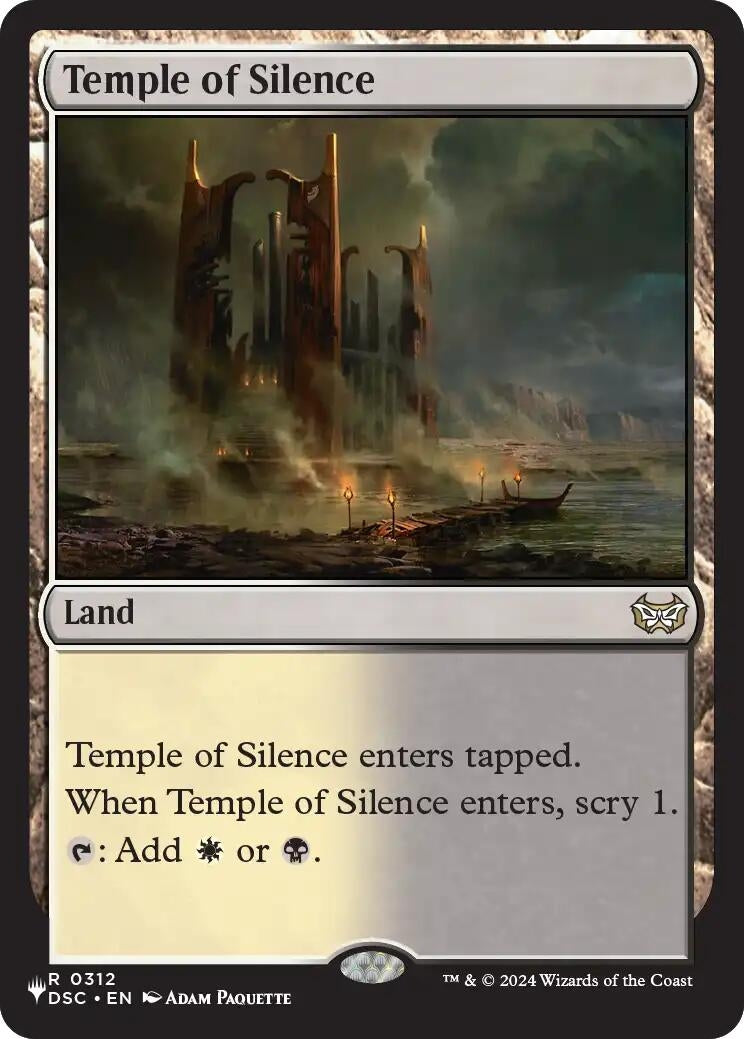 Image for Temple of Silence (312) [The List Reprints] - Magic: The Gathering