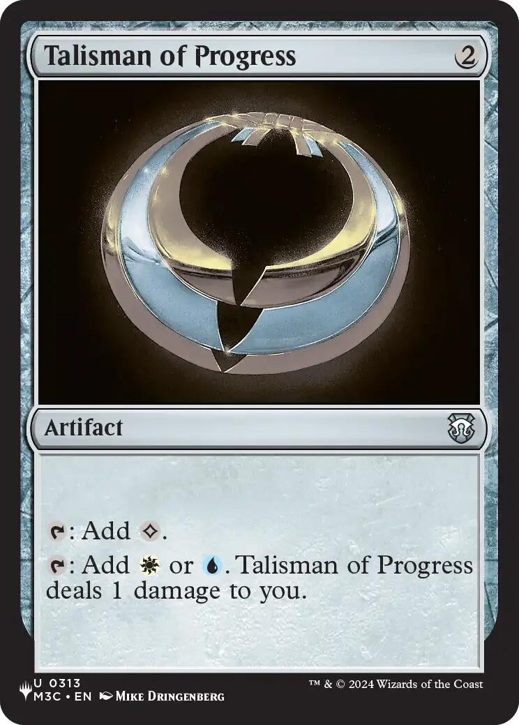 Image for Talisman of Progress (313) [The List Reprints] - Magic: The Gathering
