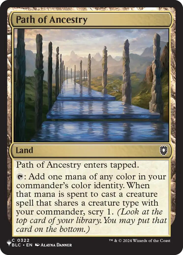 Image for Path of Ancestry (BLC) [The List Reprints] - Magic: The Gathering