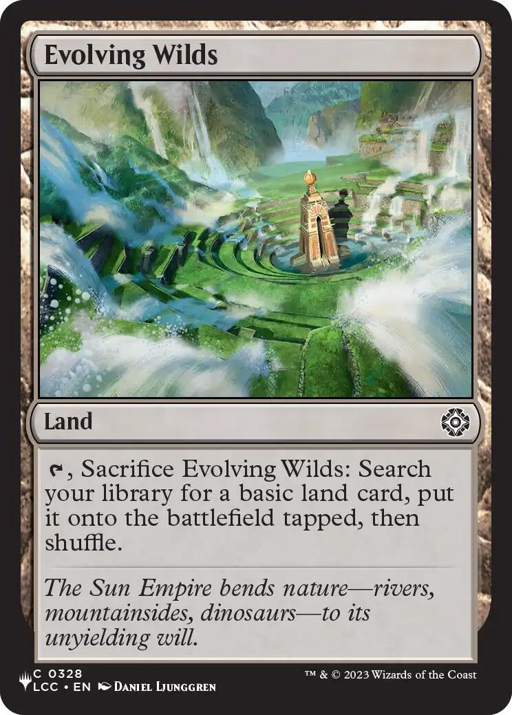 Image for Evolving Wilds (LCC) [The List Reprints] - Magic: The Gathering