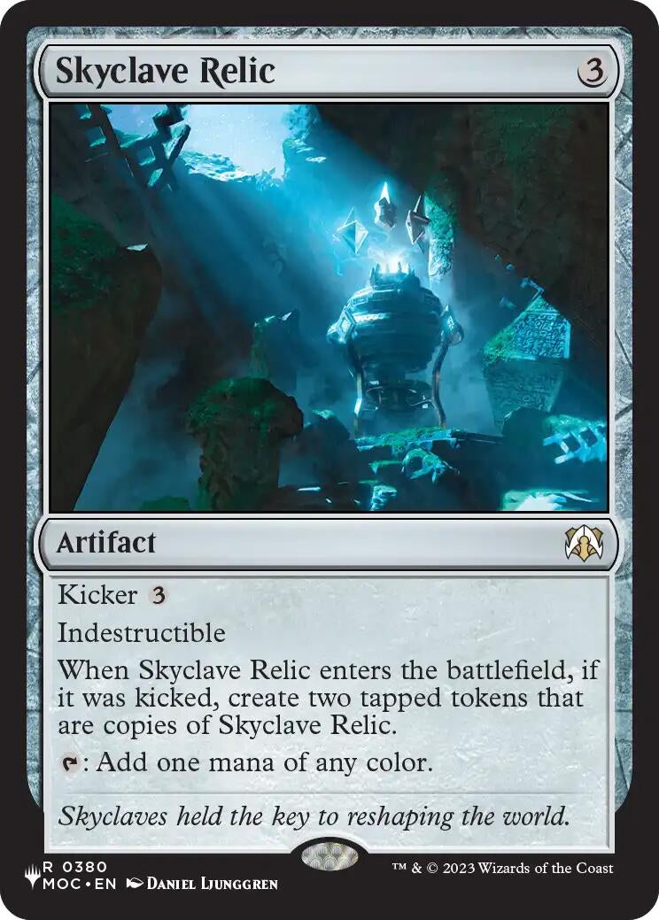 Image for Skyclave Relic [The List Reprints] - Magic: The Gathering