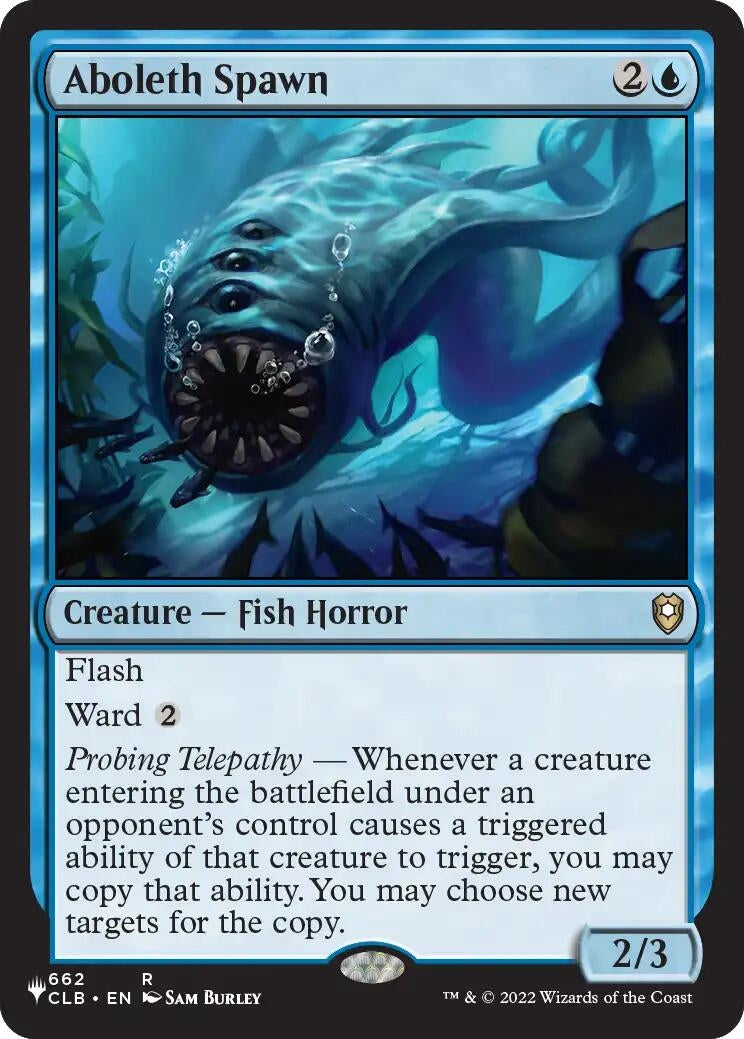Image for Aboleth Spawn [The List Reprints] - Magic: The Gathering