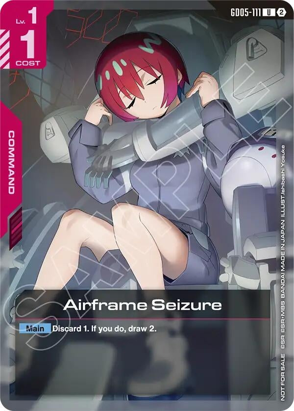 Image for Airframe Seizure (Store Tournament Participation Pack 06) (GD05-111) [Gundam Promotional Cards] - Gundam Card Game