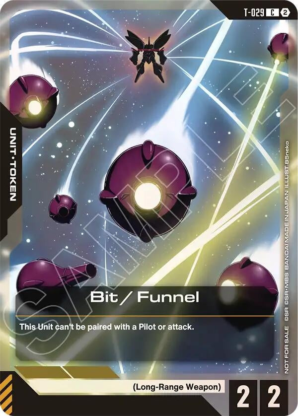 Image for Bit / Funnel Token (Store Tournament Participation Pack 06) (T-029) [Gundam Promotional Cards] - Gundam Card Game