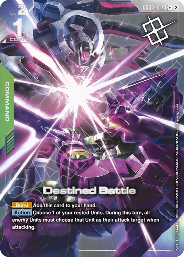 Image for Destined Battle (Store Tournament Winner Pack 06) (GD04-107) [Gundam Promotional Cards] - Gundam Card Game