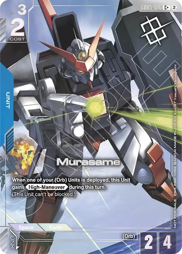 Image for Murasame (Store Tournament Winner Pack 06) (GD05-016) [Gundam Promotional Cards] - Gundam Card Game