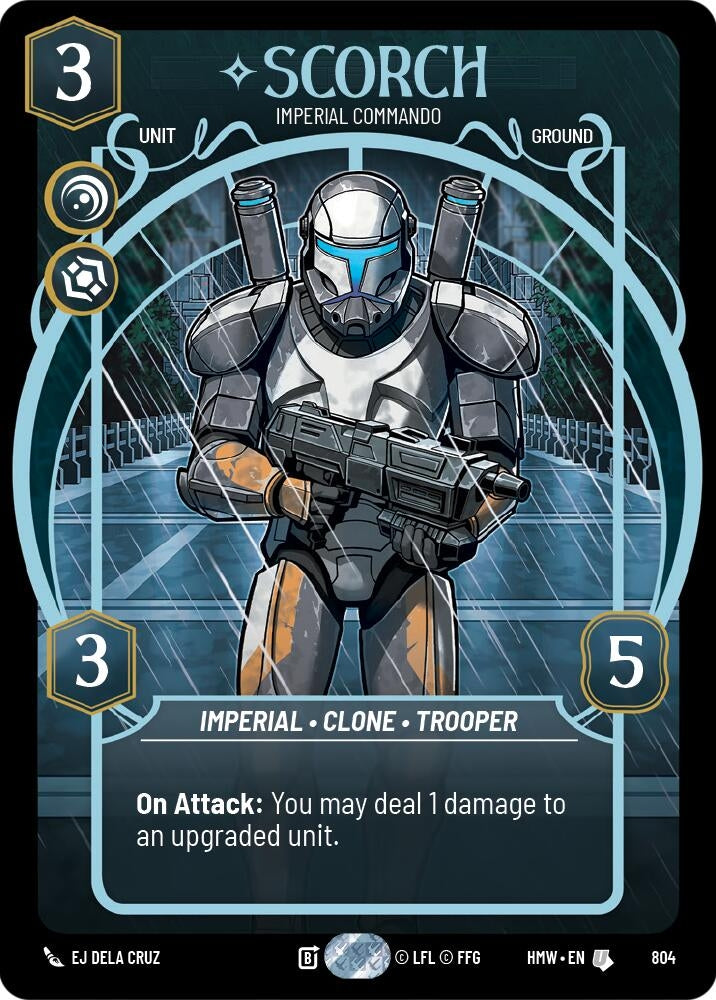 Image for Scorch - Imperial Commando (Prestige) (804) [Homeworlds] - Star Wars: Unlimited