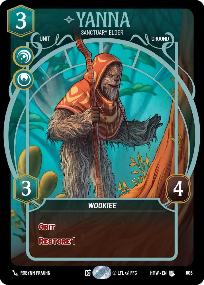 Image for Yanna - Sanctuary Elder (Prestige) (806) [Homeworlds] - Star Wars: Unlimited