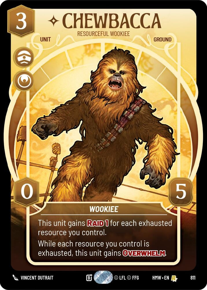 Image for Chewbacca - Resourceful Wookiee (Prestige) (811) [Homeworlds] - Star Wars: Unlimited